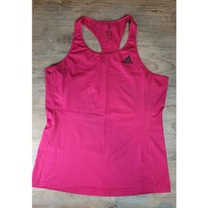 Womens Magenta/Pink Adidas workout tank. Medium